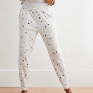 aerie star foldover joggers